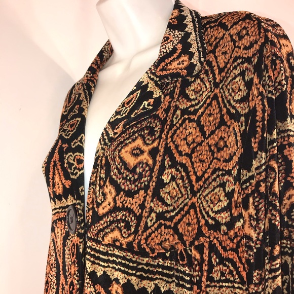 Beautiful Slinky Blazer Jacket, size L - Picture 6 of 12